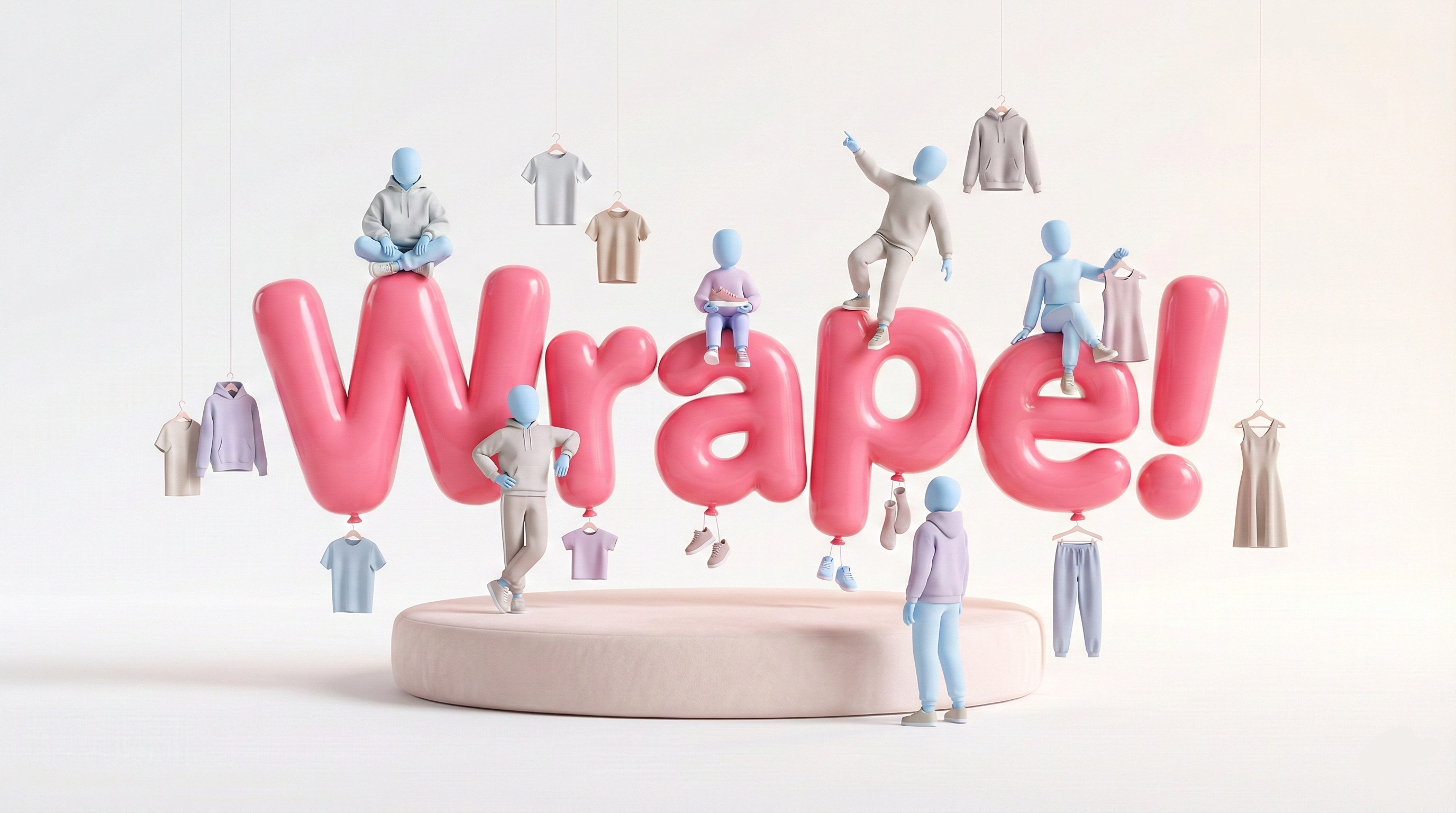 Wrape — ИИ-фотостудия: пример модельных фото одежды на людях